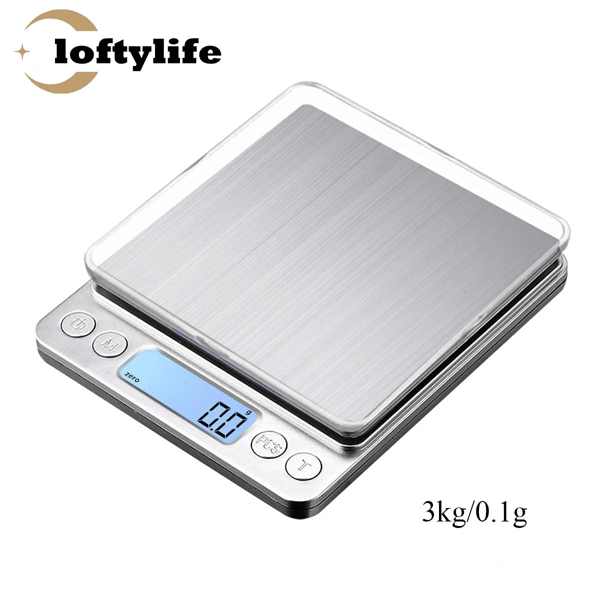 Digital Kitchen Scale 500g/ 0.01g Small Jewelry Scale Food Scales Digital Weight Gram and Oz Digital Gram Scale with LCD/ Tare