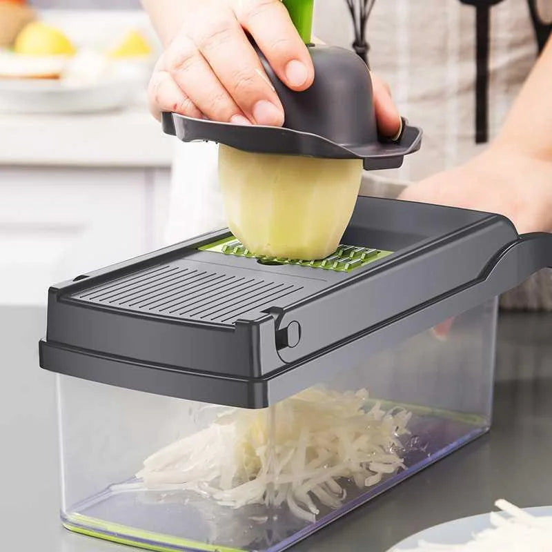 Valentine's Gift Safe Hand Guard Vegetable Cutter, for Cooking Together. 33x12cm, Shows Your Care